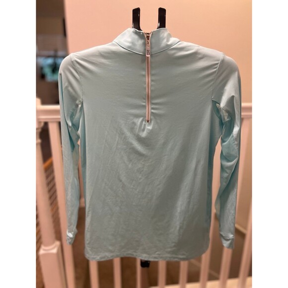 The Tailored Sportsman Icefil Long Sleeve 1/4 Zip Mesh Cutout Pullover Women’s M - Picture 3 of 10